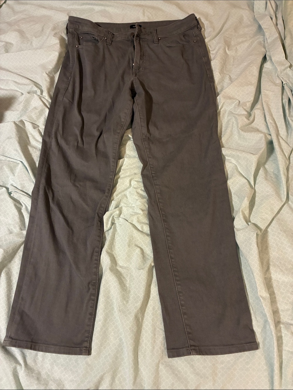 Men's Express straight gray jeans